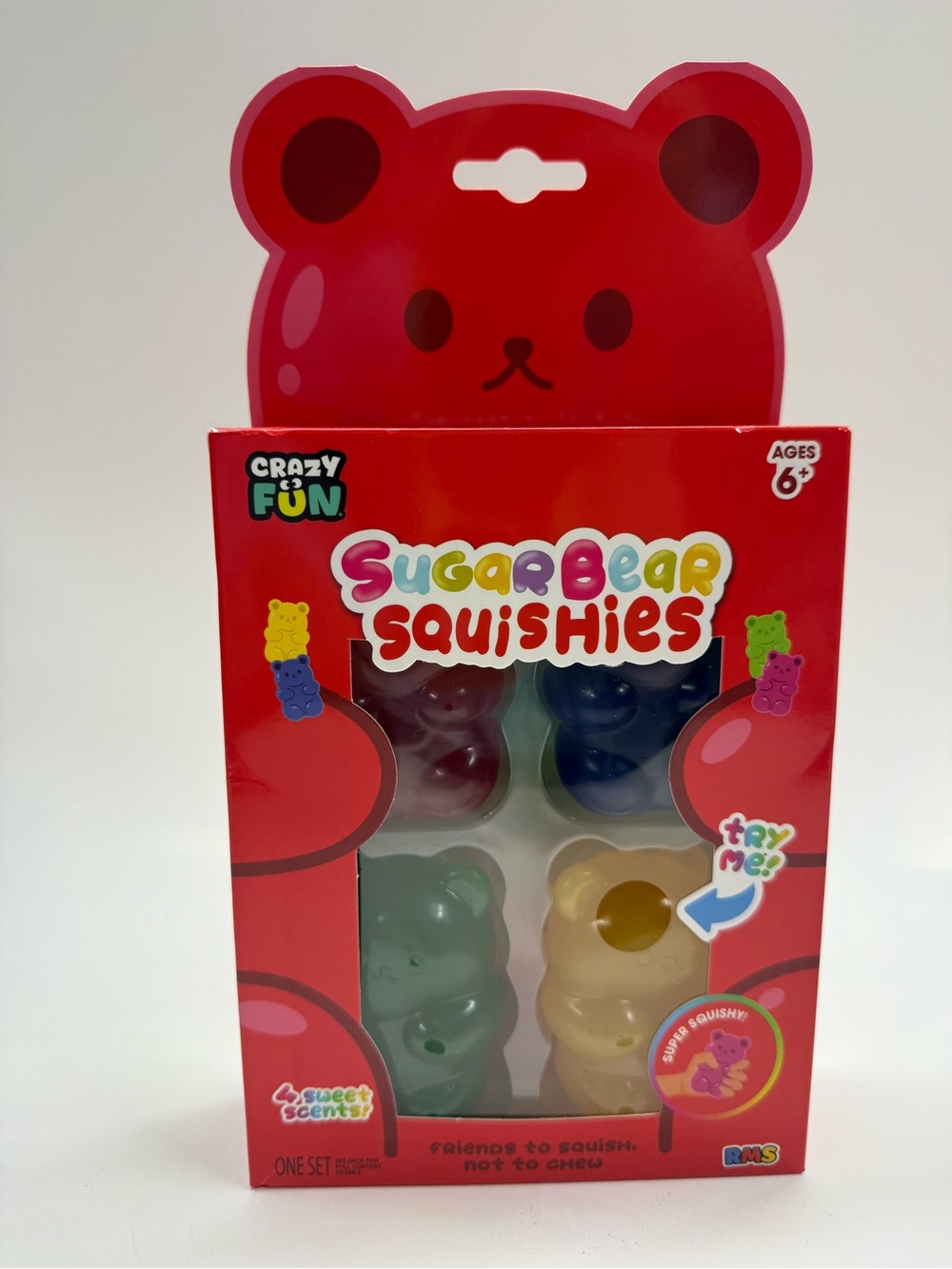 Crazy fun sugar bear squishies scented